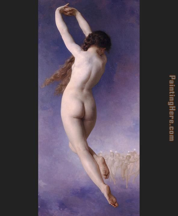 The Lost Pleiad painting - William Bouguereau The Lost Pleiad art painting